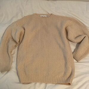 Vintage Perry Ellis Camelhair Sweater 
Men’s Large